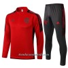 Sudadera De Entrenamiento Trajes CR Flamengo Cremallera De Cuarto 2021/22 Roja - Hombre